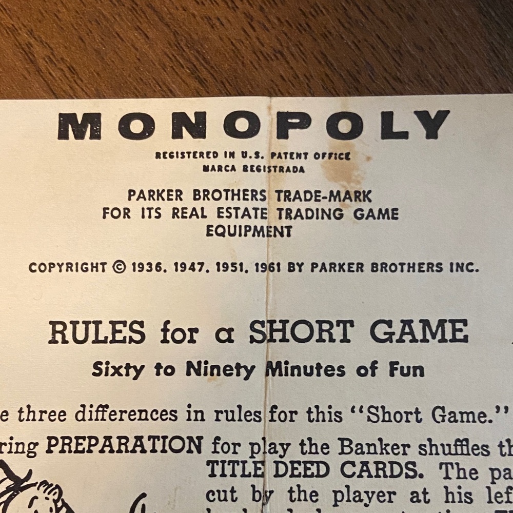 1961 Monopoly Collectors Edition by Parker Brothers Vintage Board Game - Picture 6 of 14